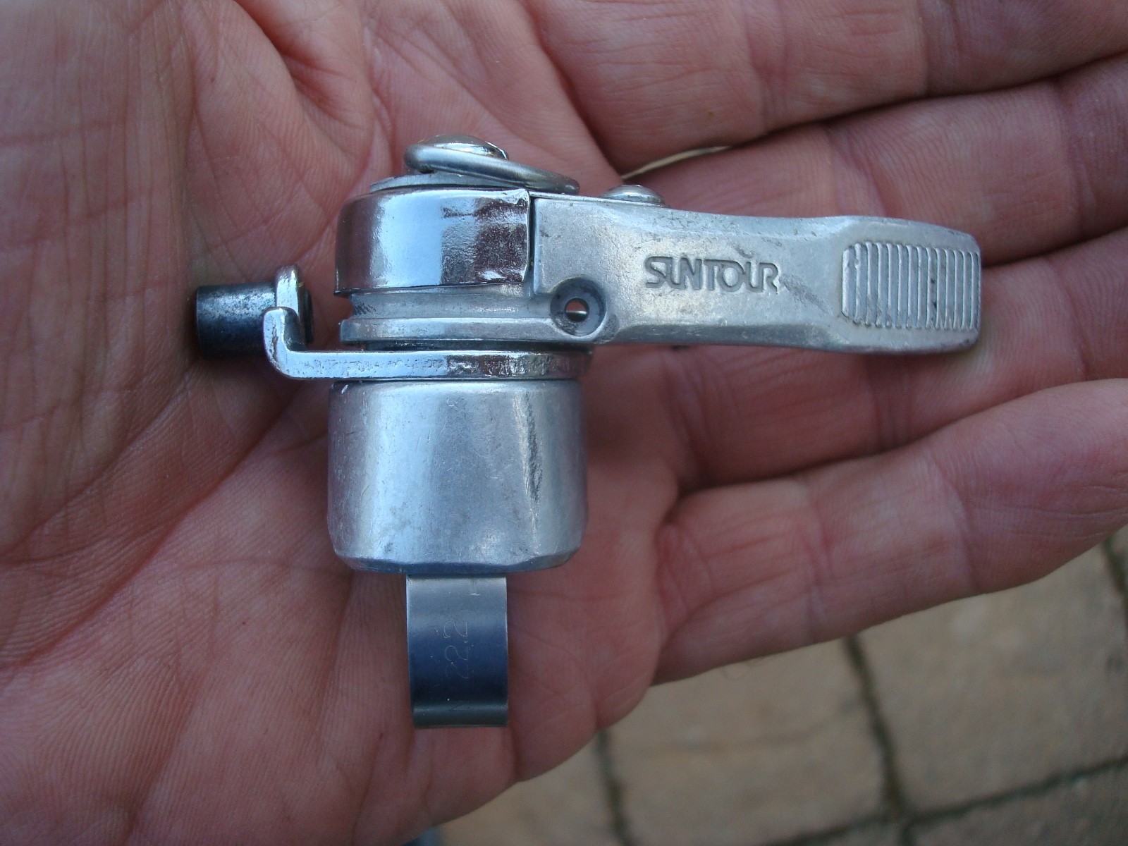 Vintage SunTour Power Thumb Shifter Set Adjustable Clamp 1980s MTB Bike Friction