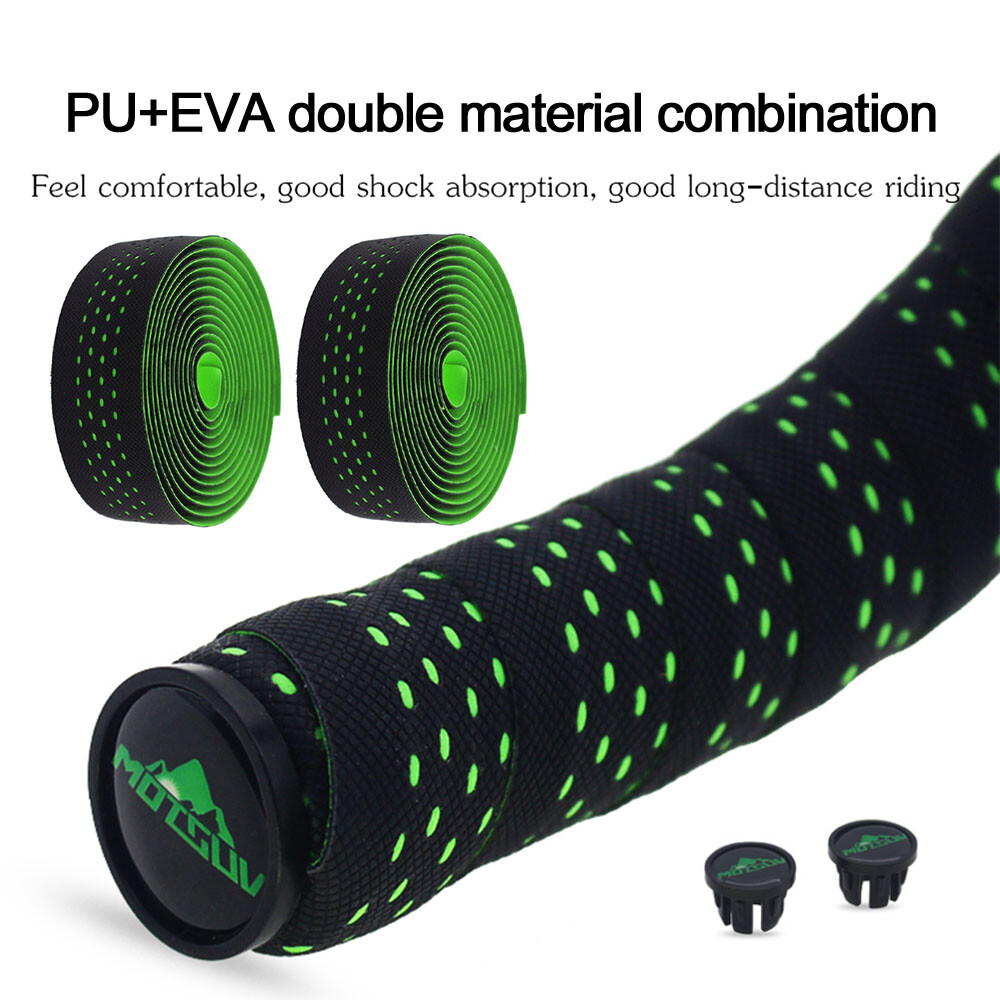 Silicone Bar Tape Road Bike / Drop Handlebar Tape Silica EVA Soft Wrap Bicycle