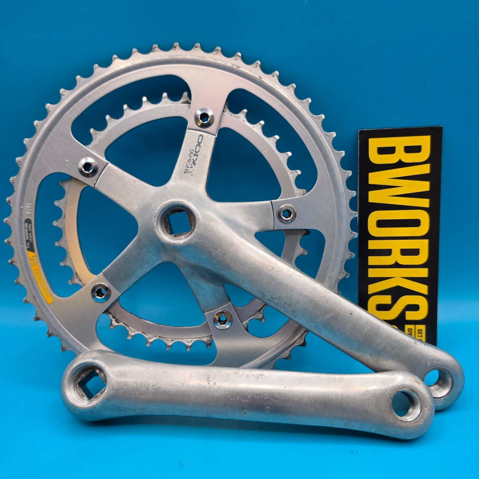Shimano RX100 FC-A550 Double Square Taper Crankset 170mm 52/40t 130 BCD g6
