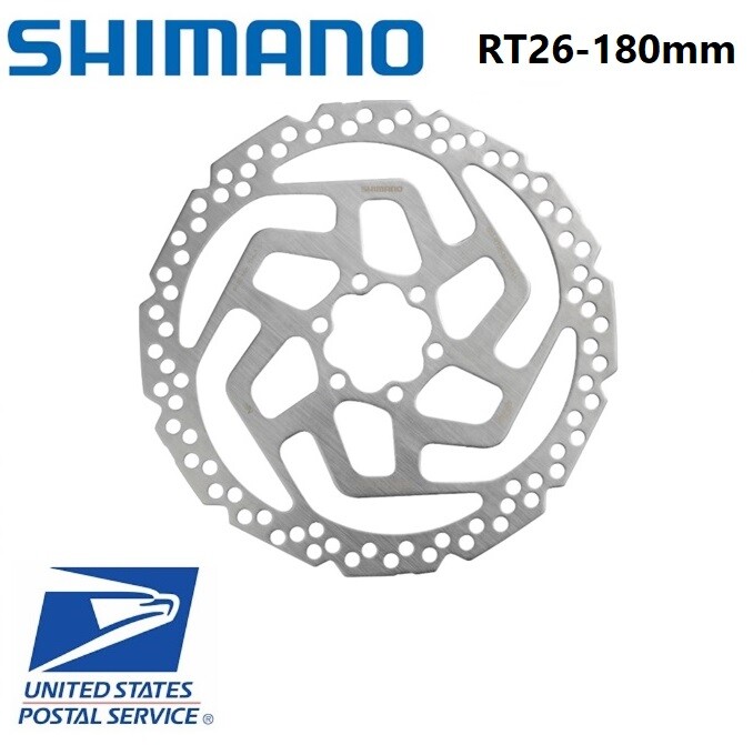 Shimano SM-RT26 6-Bolt Disc Brake Rotor for Resin Pads 180mm