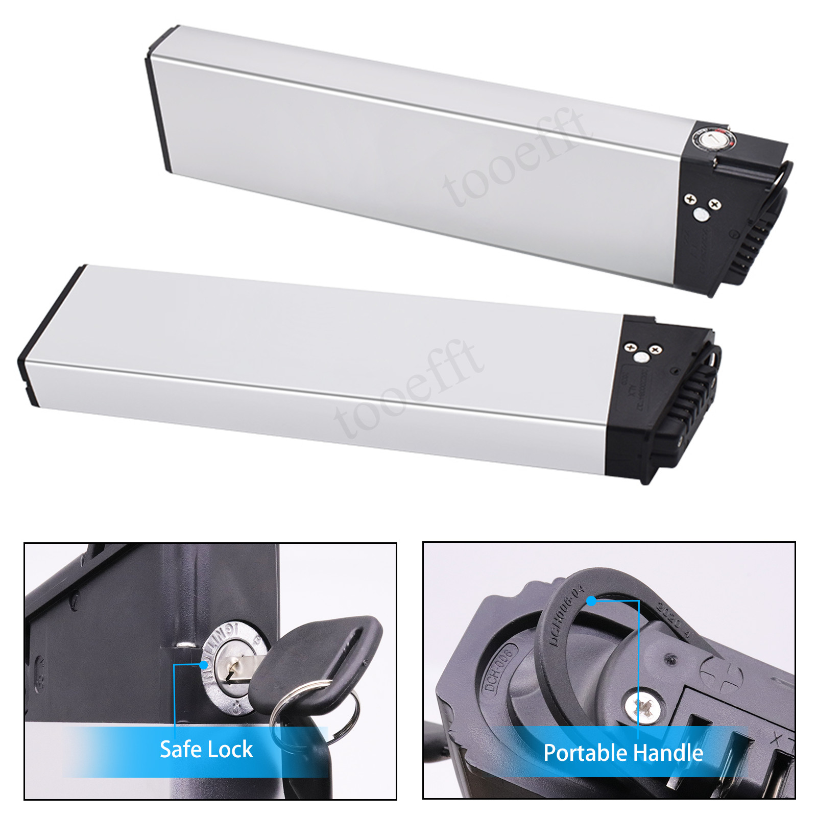 tooefft Ebike Batteries 48V 10.4Ah Fit for eLectric XP Folding Electric Bike