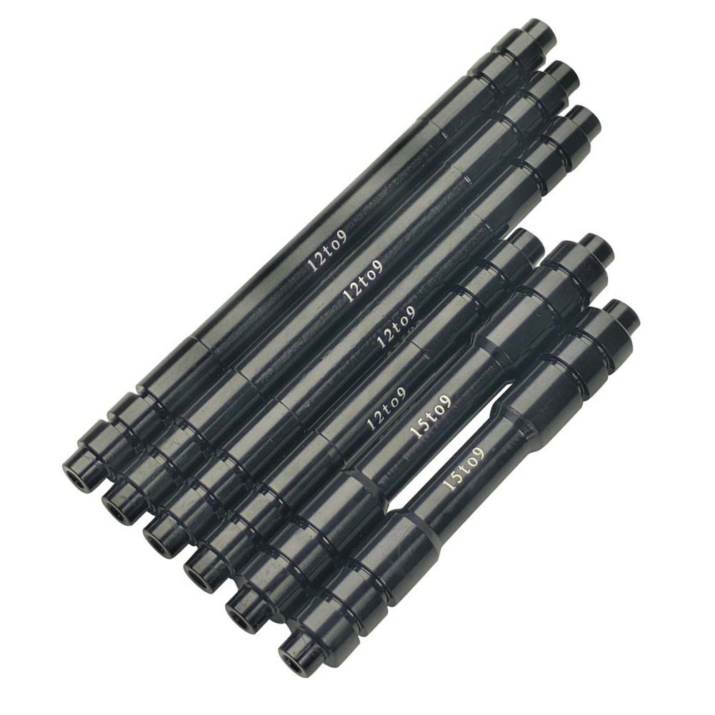 Bicycle Thru Axle 12/15mm To 9mm QR Adapter 100/110/135/142/148 MTB Road Bike
