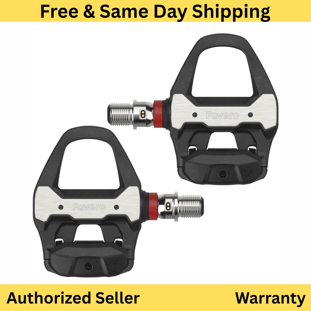 NEW Favero Assioma PRO RS-2 Dual Power Meter Pedals Shimano SPD-SL Road Bike