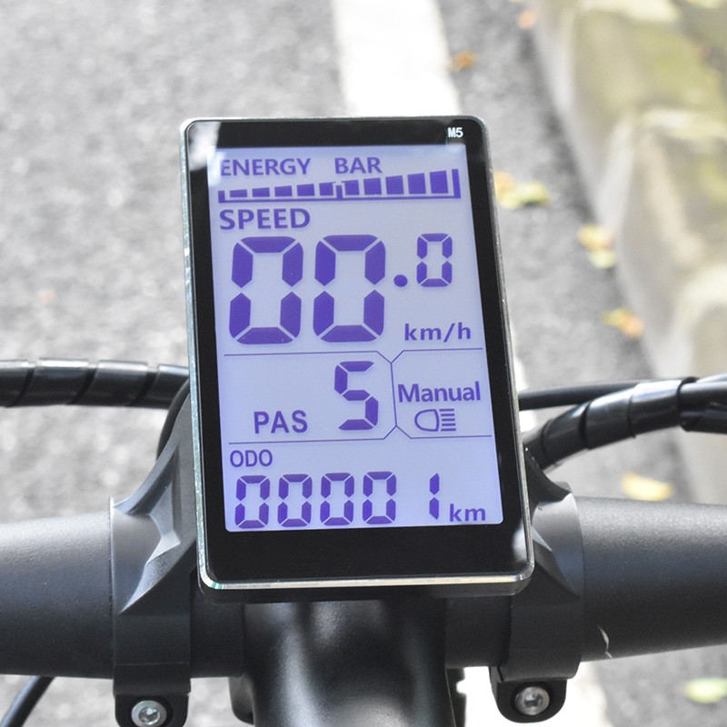 UART2 E-bike LCD Display Meter 24V-60V Bicycle Speedometer for Fatbike Screen