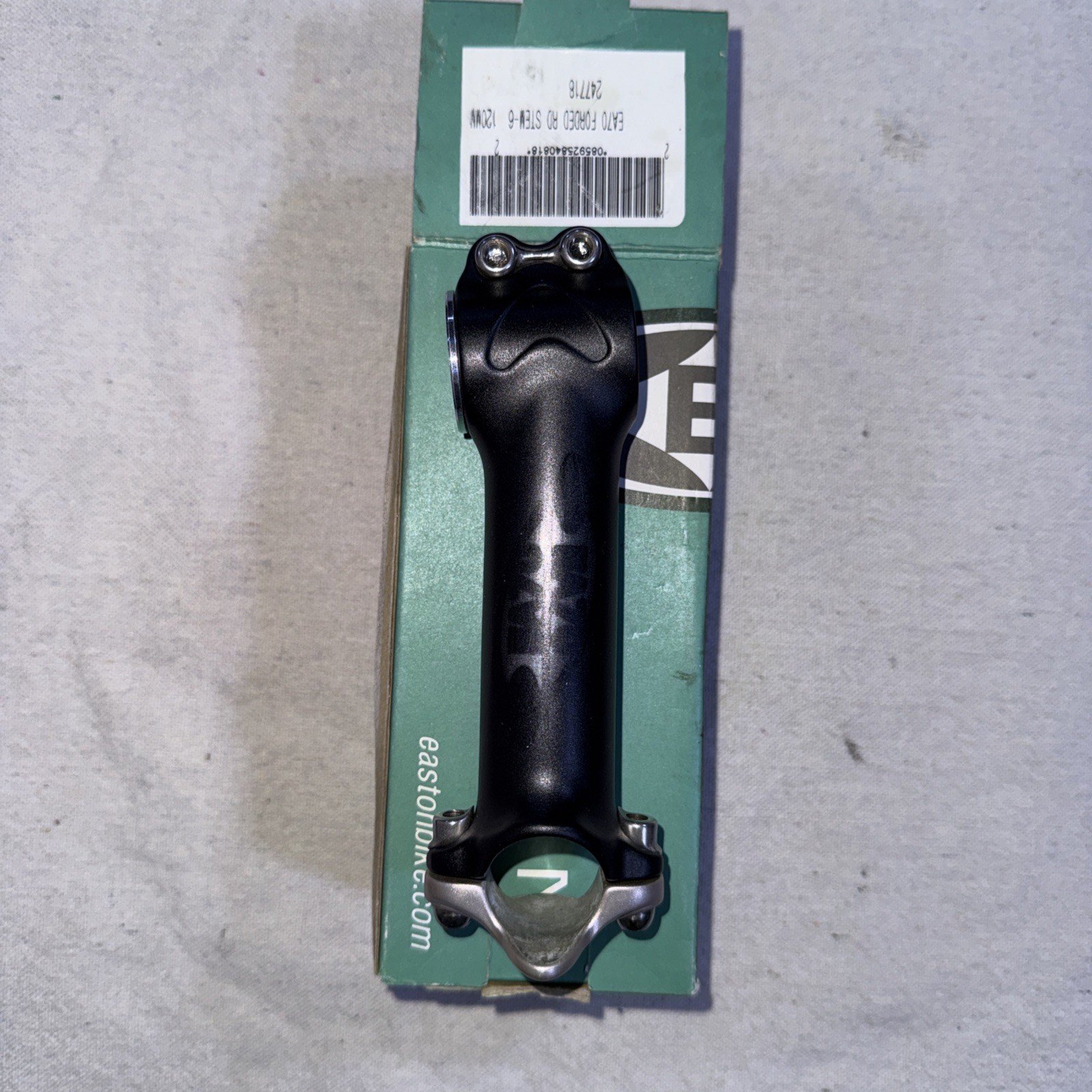 Easton EA70 Threadless Road Stem 120mm 26.0 Clamp 1 1/8 Steerer Shim Black