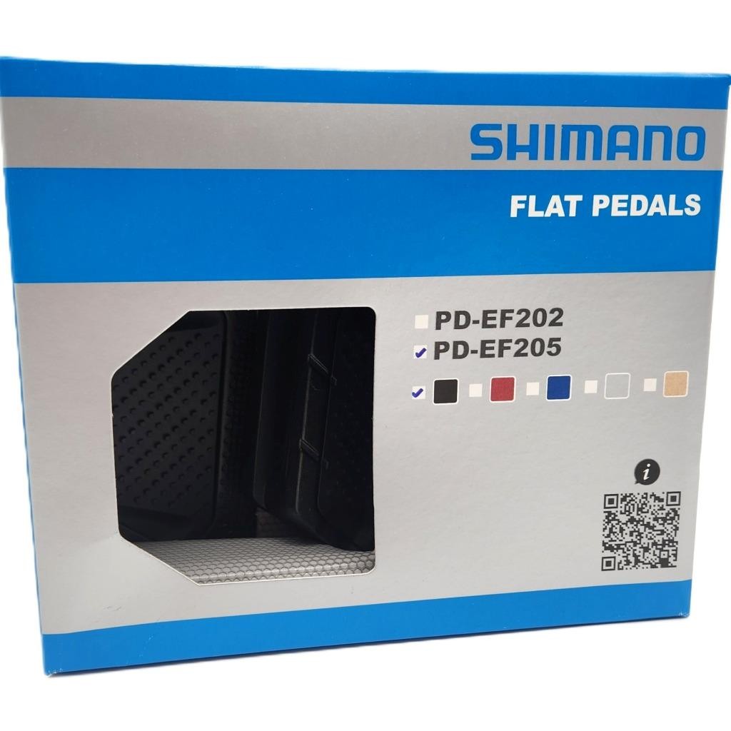 Shimano PD-EF205 Black Urban Bicycle Flat Platform Pedals 9/16″
