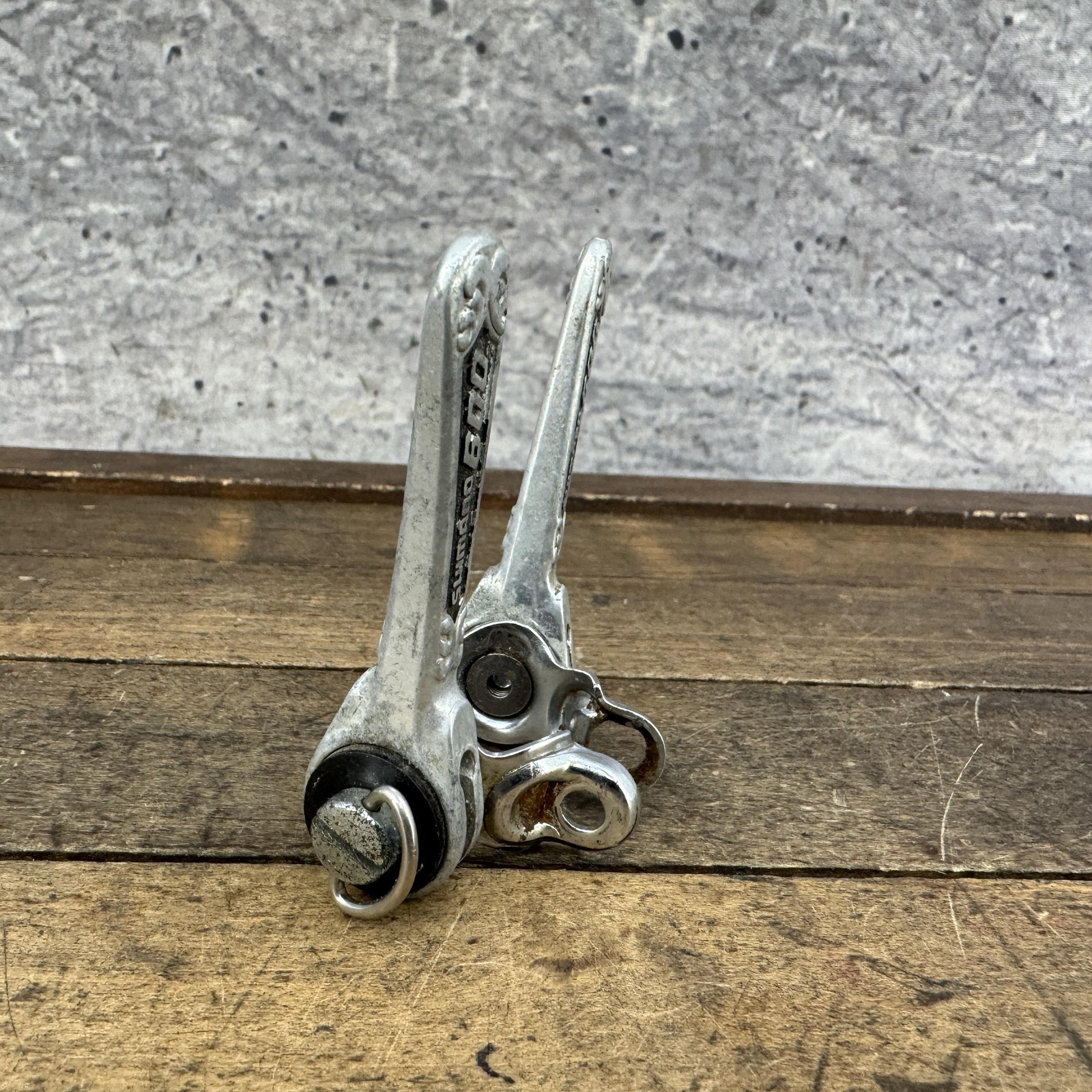 Vintage Shimano 600 Arabesque Downtube Friction Shifter Clamp On Road Japan