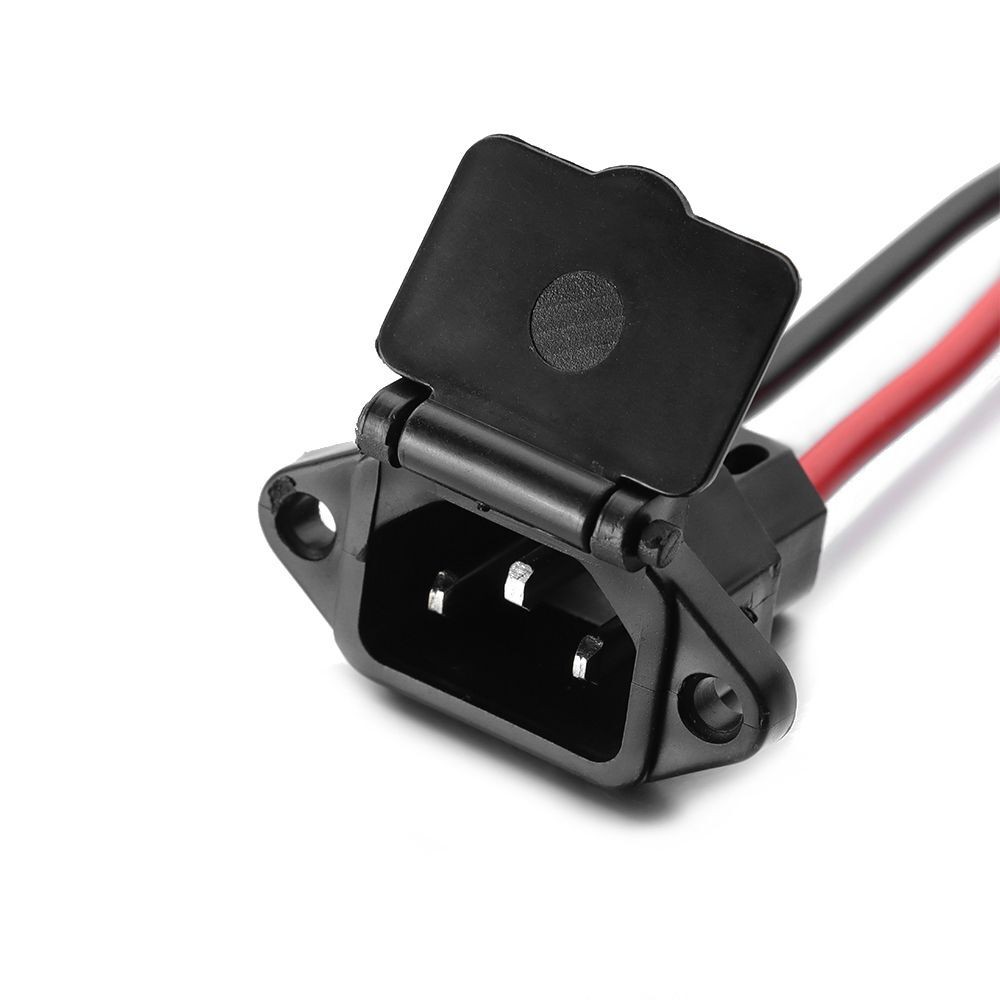 Electric Bike Battery Charging Socket Male / Female plug Battery Charger cable