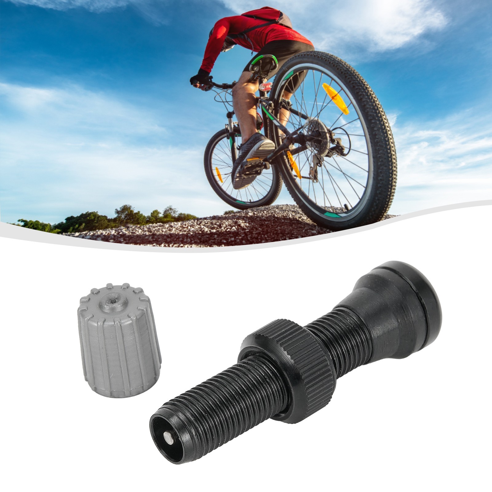 Brand New Tubeless Valve For-Schrader Valve Bicycle Rim Bike Tubeless Valve