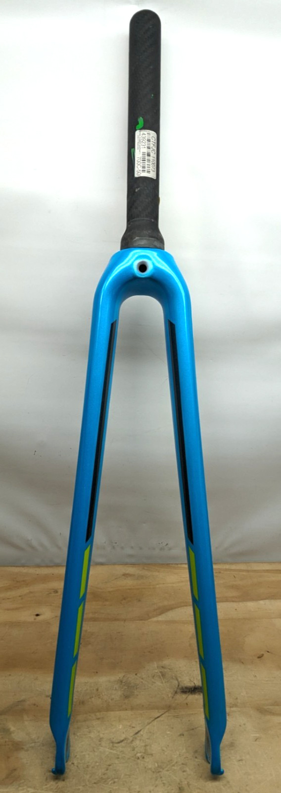 TREK Bontrager Carbon Rim Fork Blue Green 50mm Rake Tapered 209mm Steerer
