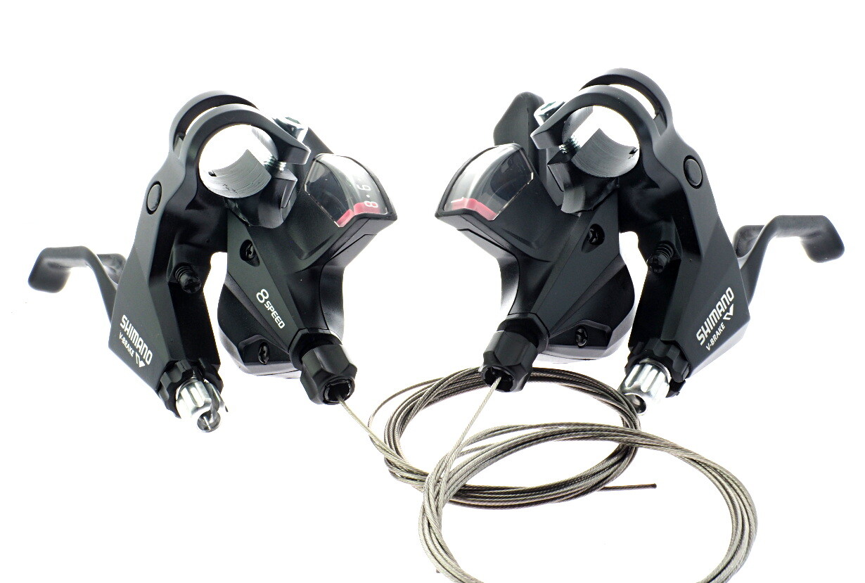 Shimano Altus ST-M310 MTB Flat Bar Shift/Brake 3×8 Levers Set Black READ!