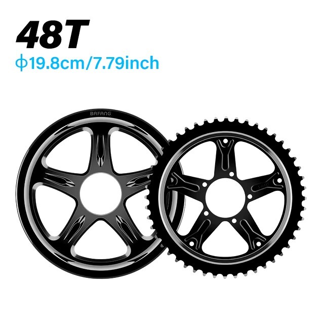 Bafang 44T 52T Chainwheel Chain Ring And Sprocket Guard Cover For BBS02B