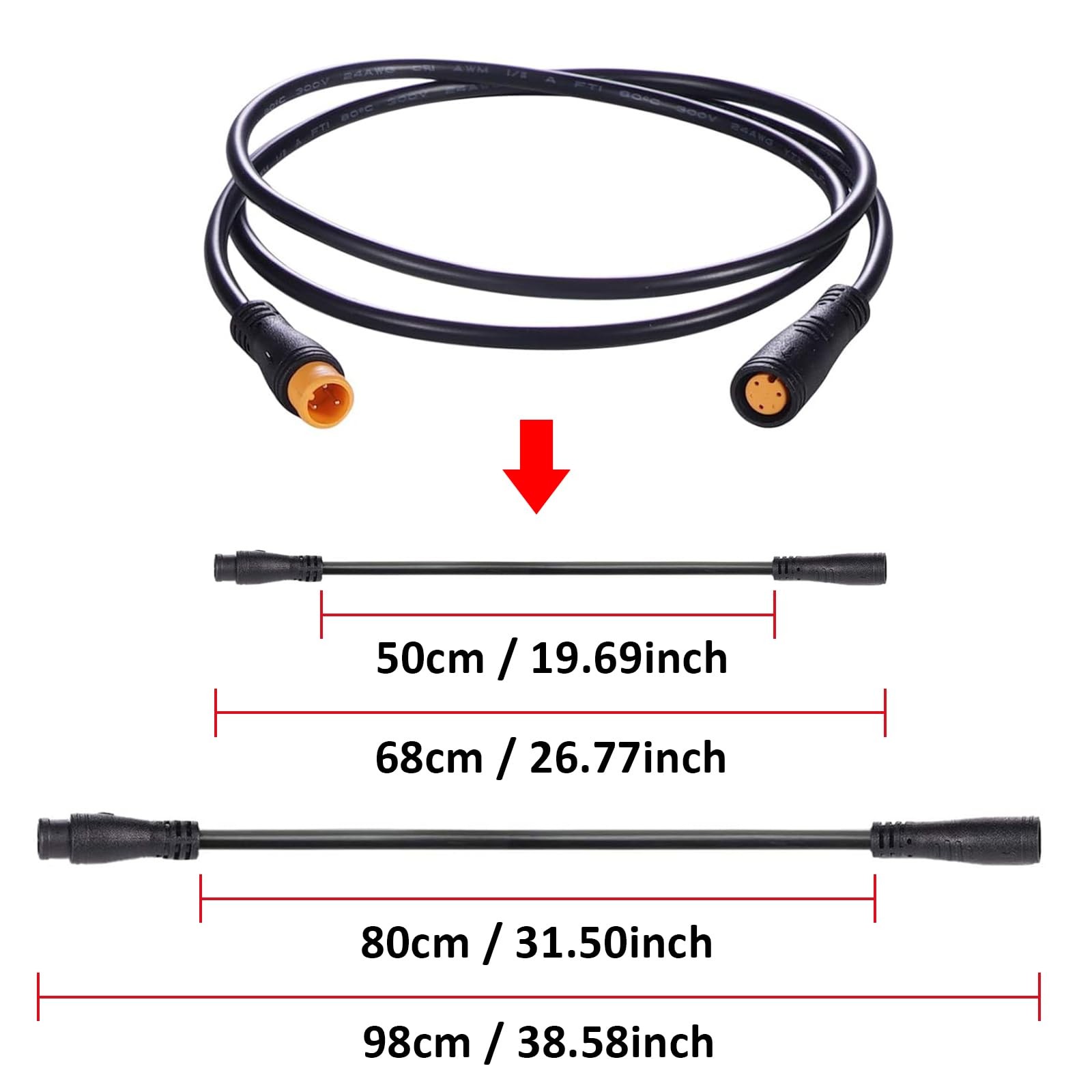 Extension Cable 2Pin/3Pin/4Pin/5Pin/6Pin/8Pin/9Pin Waterproof Plug Works for …