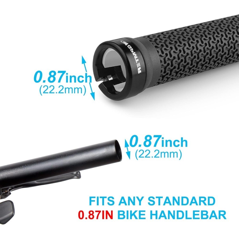 Bicycle Handlebar Grips Non-Slip Rubber Ergonomic Comfort Grip for MTB BMX