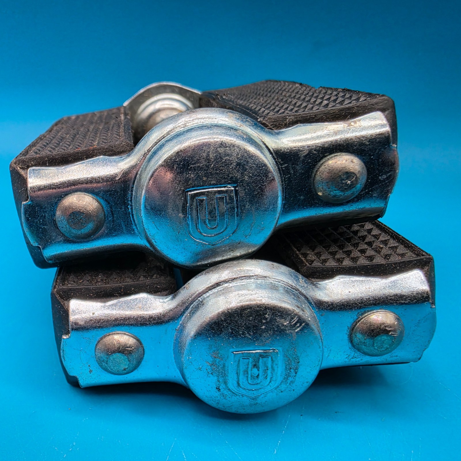 NOS Union Block Platform Pedal Set 9/16″ Made in Germany g20