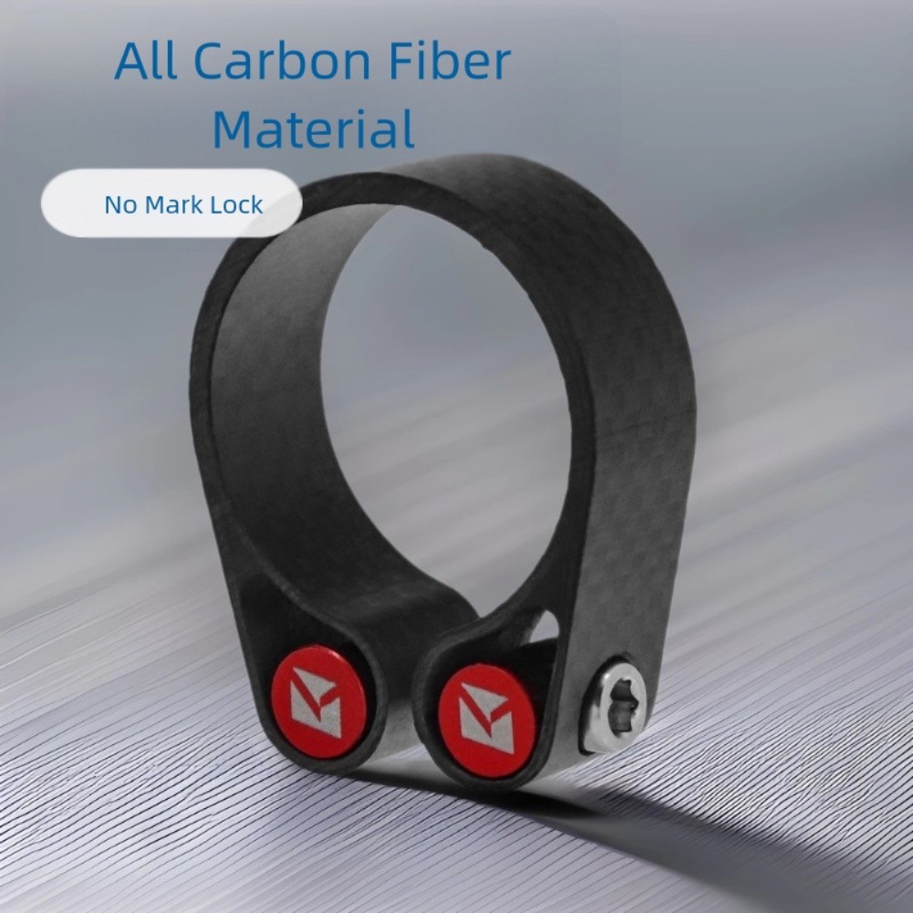 Carbon Fiber Seatpost Clamp Lock Buckle for Road and Mountain Bike Seat Tubes