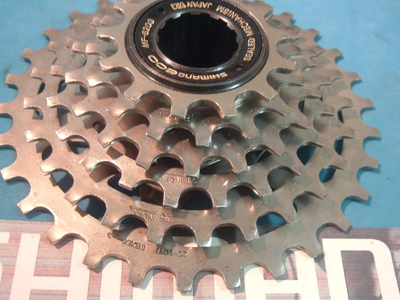 Shimano 600 EX 13T-30T MF-6208 6-Spd Road/MTB Freewheel-NEW/NOS SIS NMint+