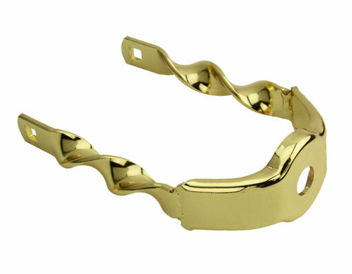 UNIQUE VINTAGE LOWRIDER SPRING FORK TWISTED EXTENDED CROWN IN GOLD.