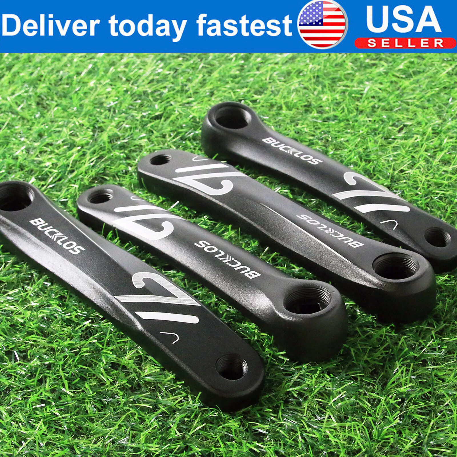 US Bicycle Crank Arm Mountain Bike 152/170/175mm Square Crank Diamond/Spline MTB