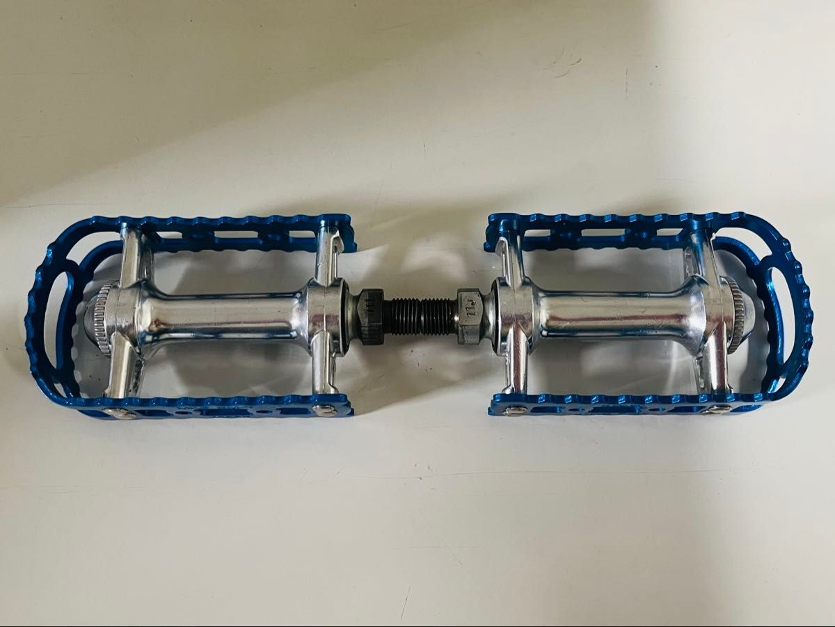 MKS Japan BM-7 Blue Old School BMX Pedals NOS Unused