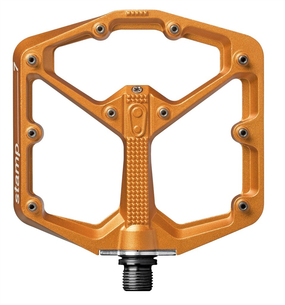 Crank Brothers Stamp 7 Large Platform Pedals, Orange