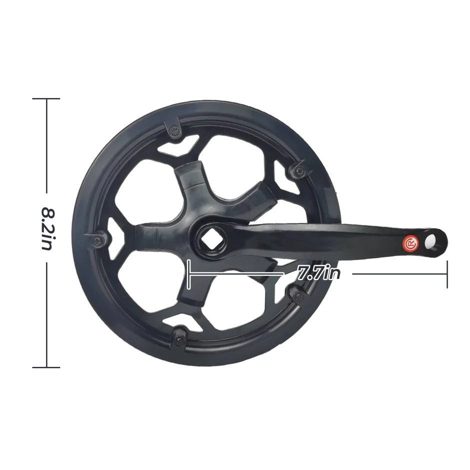 Hikeep Right Chainring Crankset for K6-L-E-bike Crank Arm Sprocket Accessories