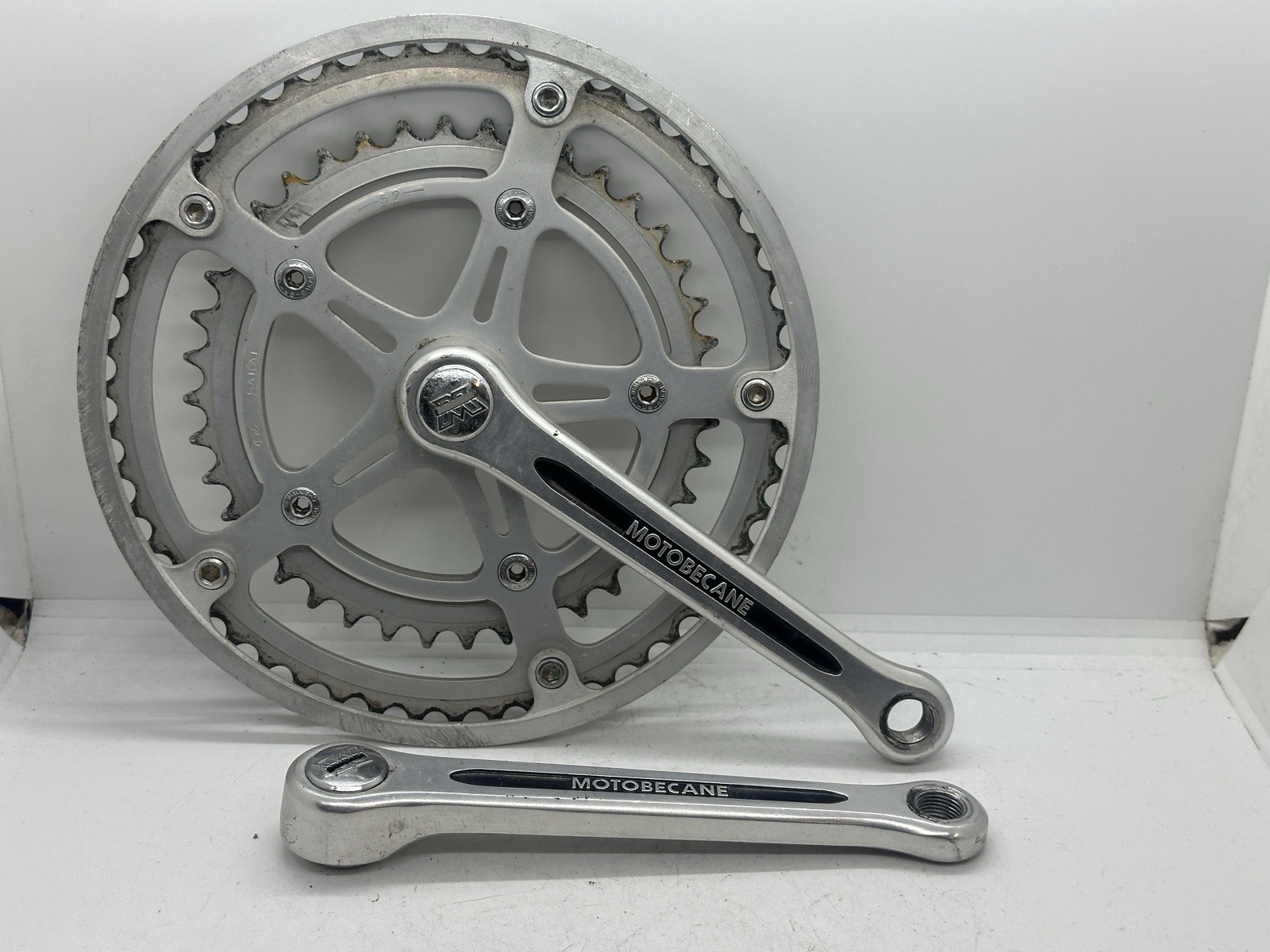 Vintage Motobecane SR Crankset 170mm 52/40T Square Taper Road Bike Japan
