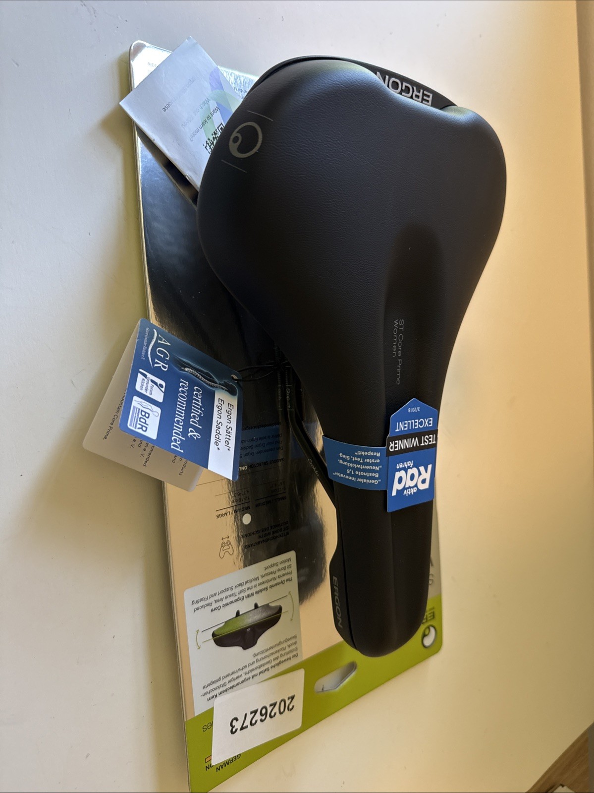Ergon ST Core Ultra Saddle Women Black M/L