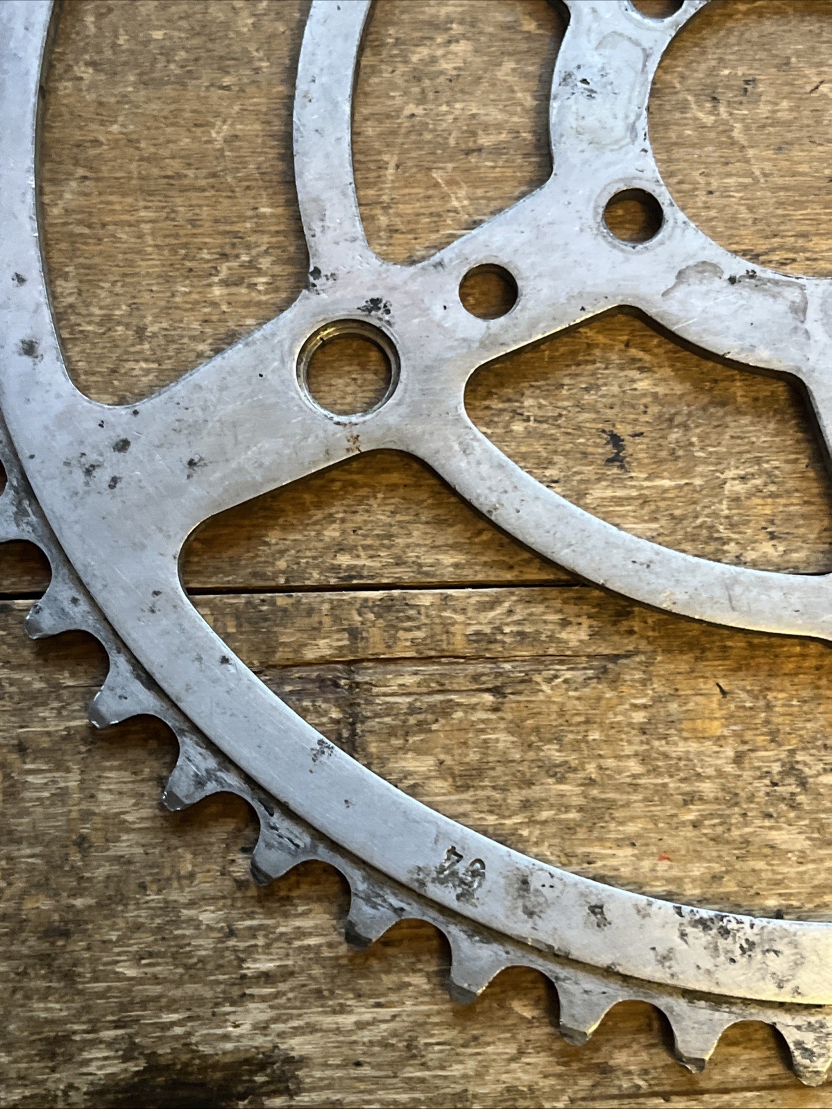 Vintage Nervar (?) 54 T Chain Ring 128 BCD 70s French Road Bike