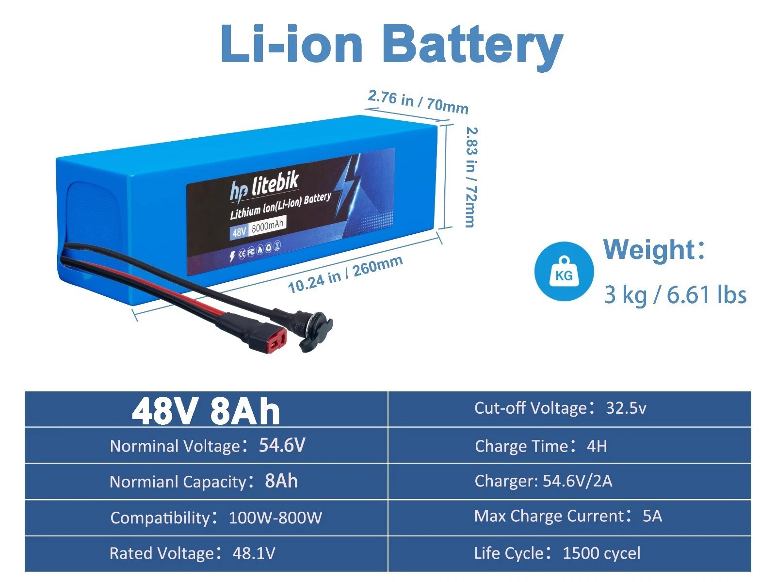 36V 48V 8AH/10AH/14AH/20AH BIKE LITHIUM BATTERY BMS FOR BICYCLE 0-1200W MOTORS