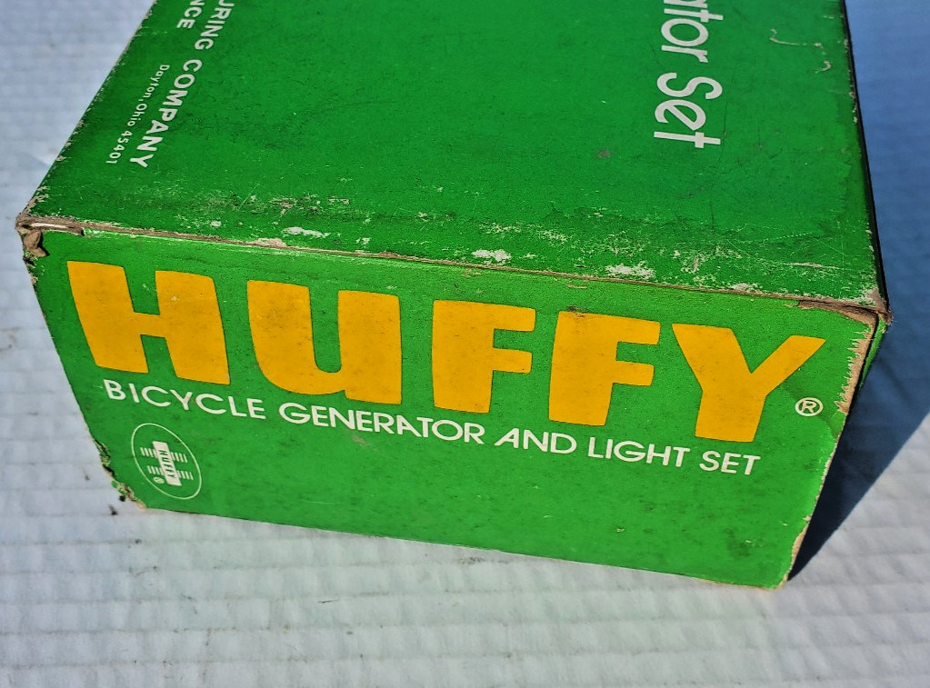 NOS Huffy Generator Head Tail Light Set Bicycle Screamer Murray Sears Spyder AMF