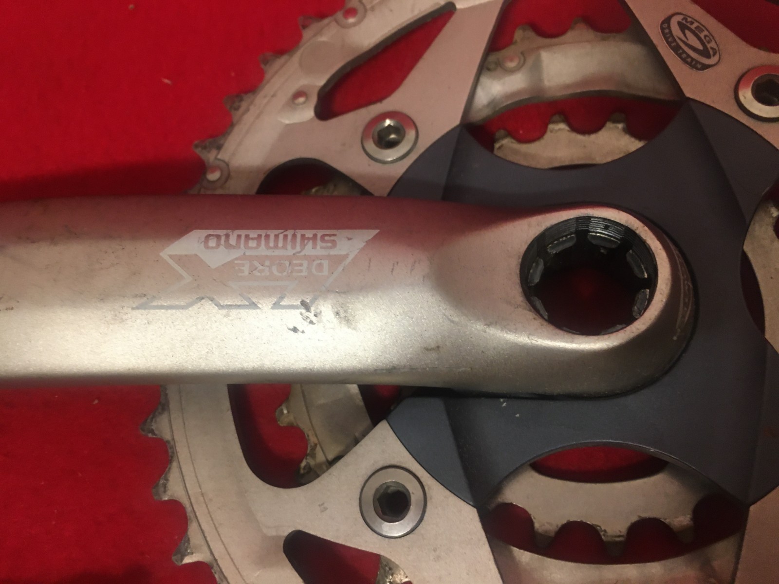 Shimano Deore LX FC-M571 175 Triple Crankset 22 / 32 / 44 Fits Cannondale Trek