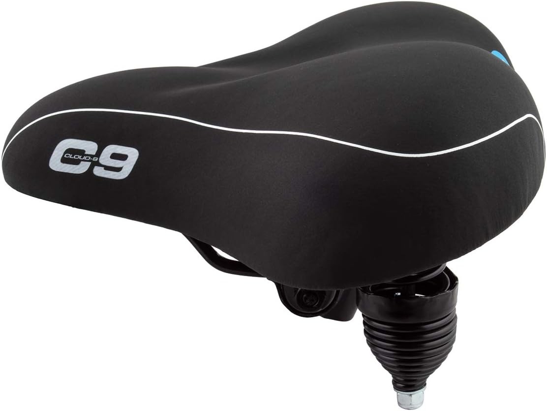 Sunlite Cruiser Gel Bicycle Saddle with Chrome Suspension – Ultimate Comfort
