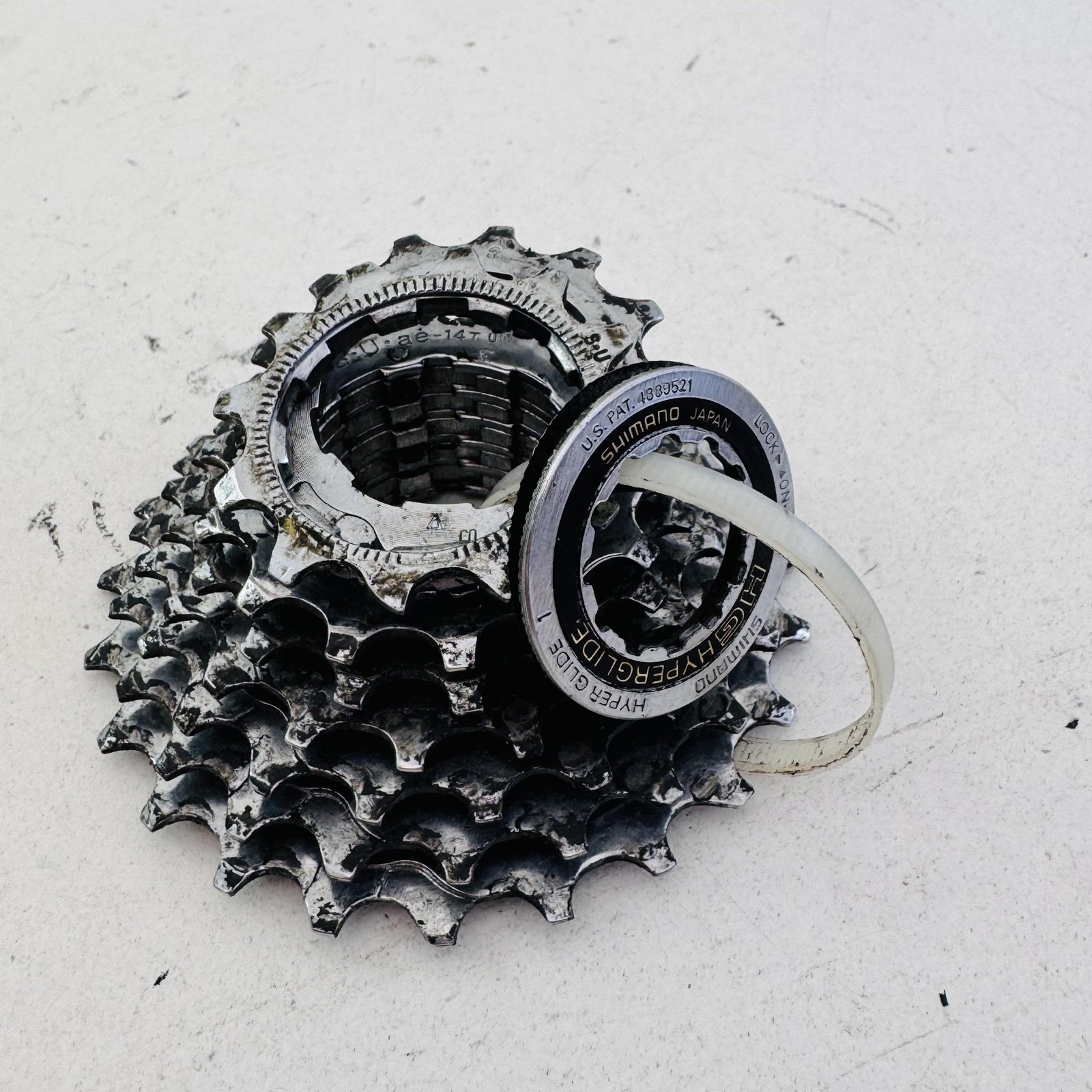 Shimano HG-HyperGlide Cassette 7 Speed Silver Road MTB Hybrid Bike Japan A07