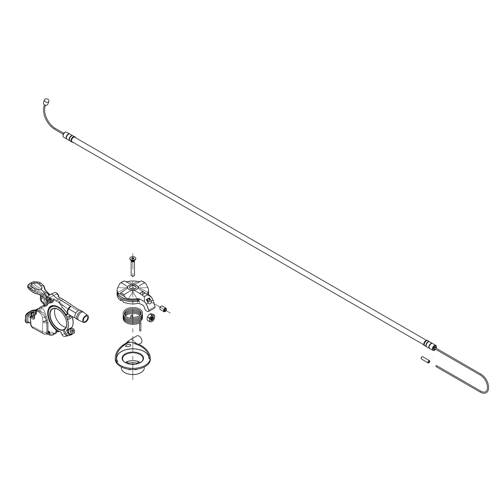 Rockshox Sprint Bicycle OneLoc Remote Control for rear shocks&SID,Reba Forks use