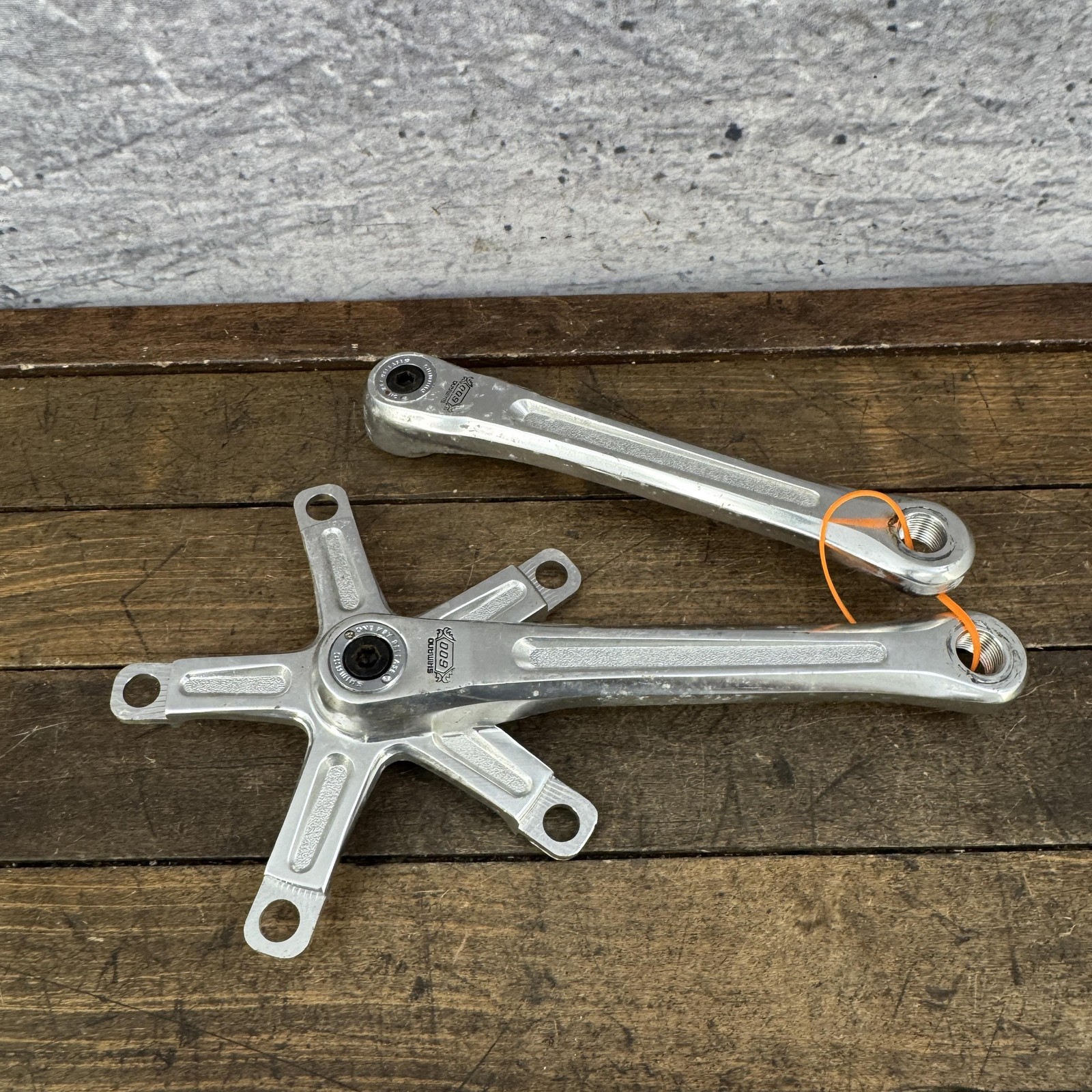 Vintage Shimano Arabesque 600 Crankset 170mm 130 BCD Old School BMX 80s Japan