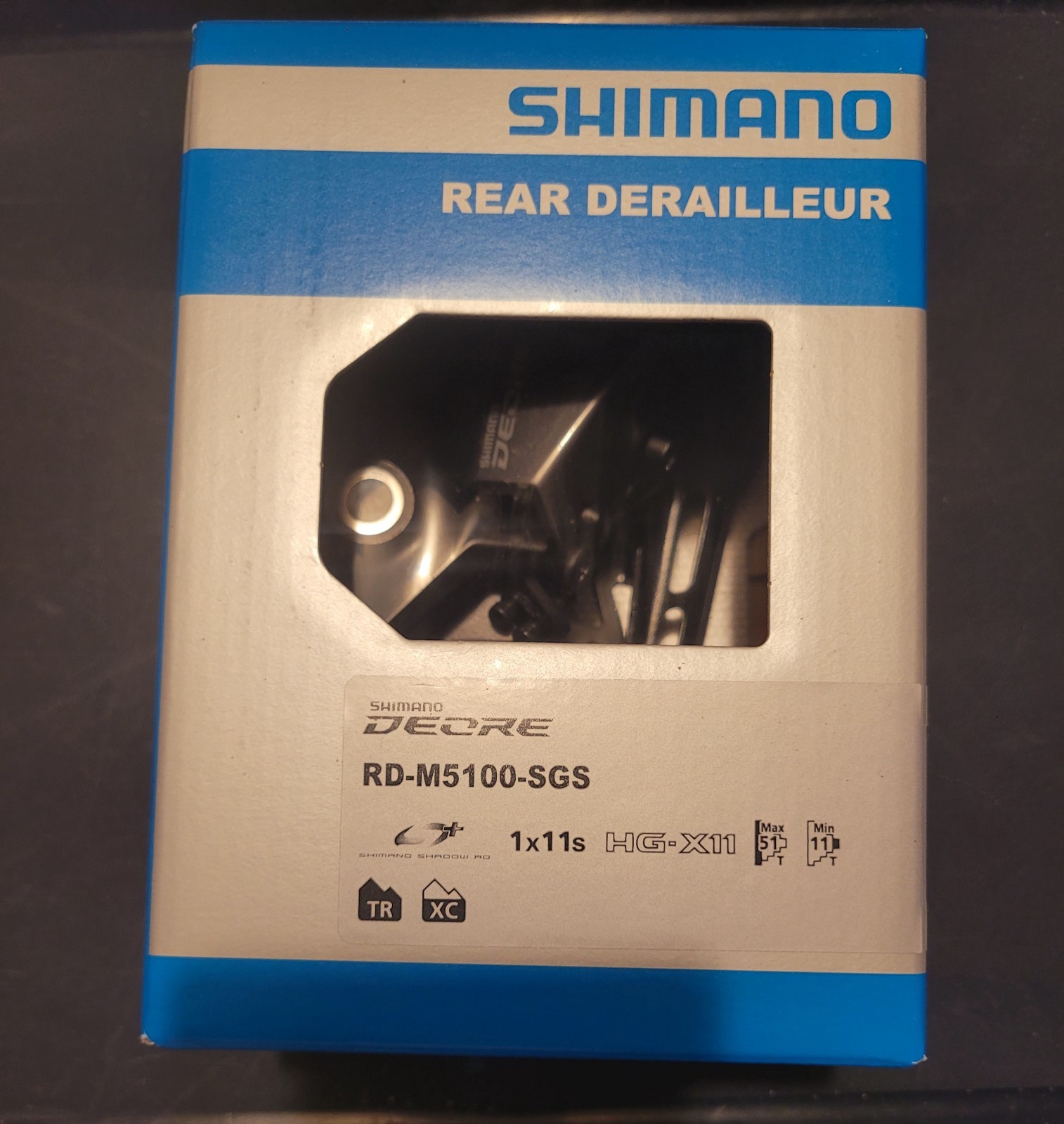 Shimano Deore RD-M5100 11-Speed SGS Bicycle MTB bike Long Cage Rear Derailleur