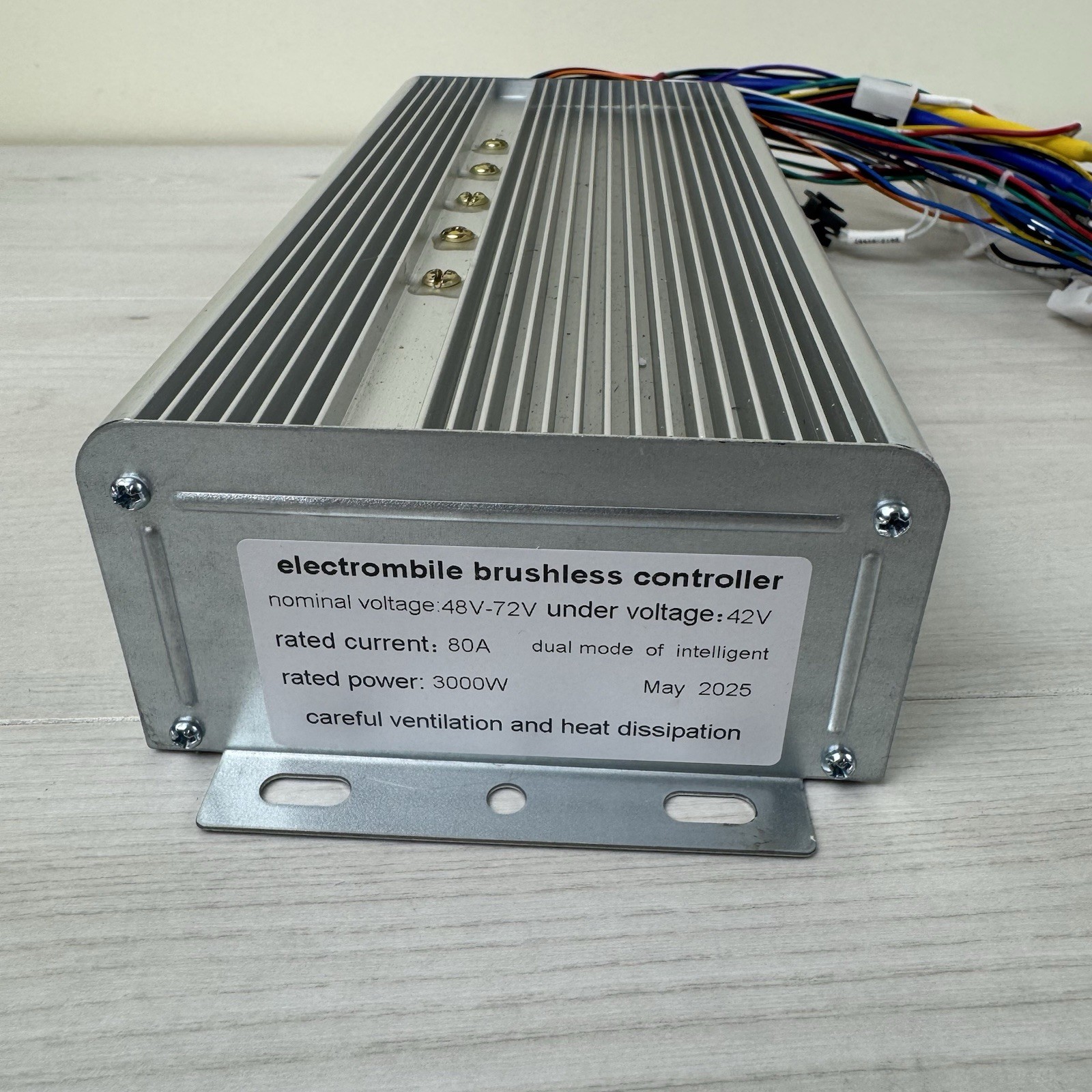 3000W 48V/60V/72V 80A Brushless Hub Motor Controller For E-Bike E-Scooter