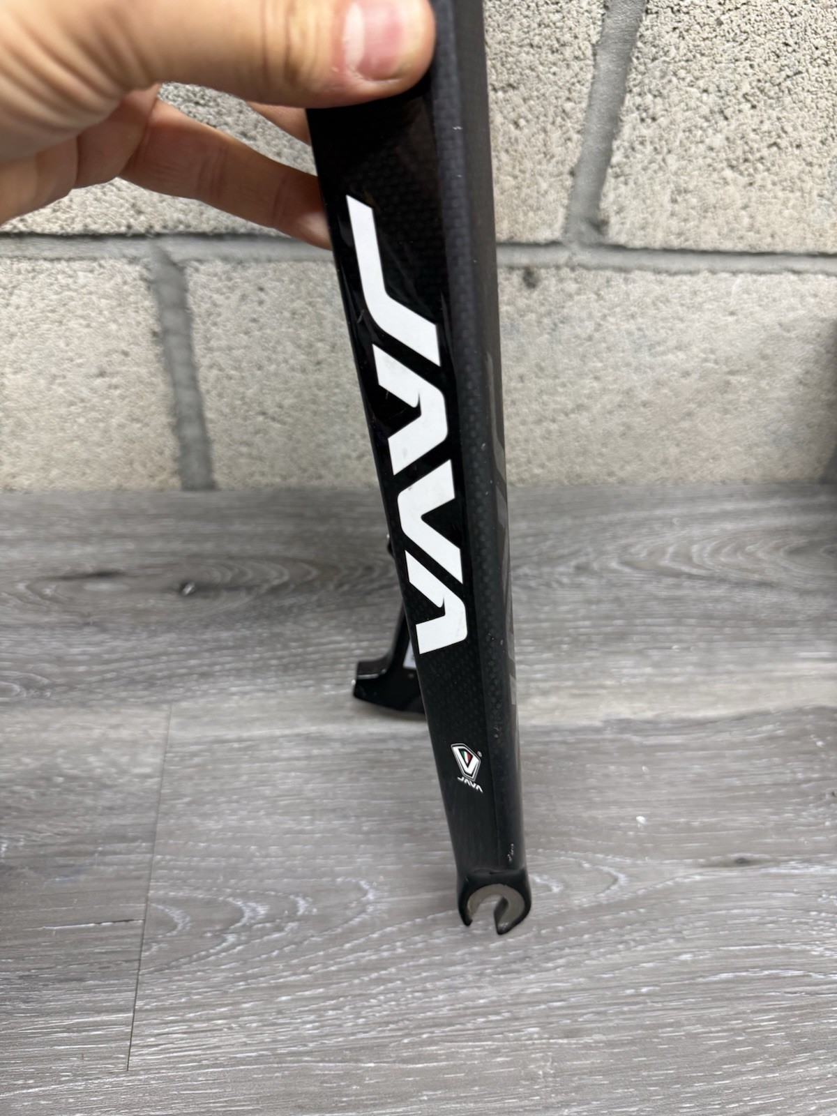 Java Carbon Fiber Road Gravel Bike Fork 700c 1 1/8″ Disc Brake 9X100 QR