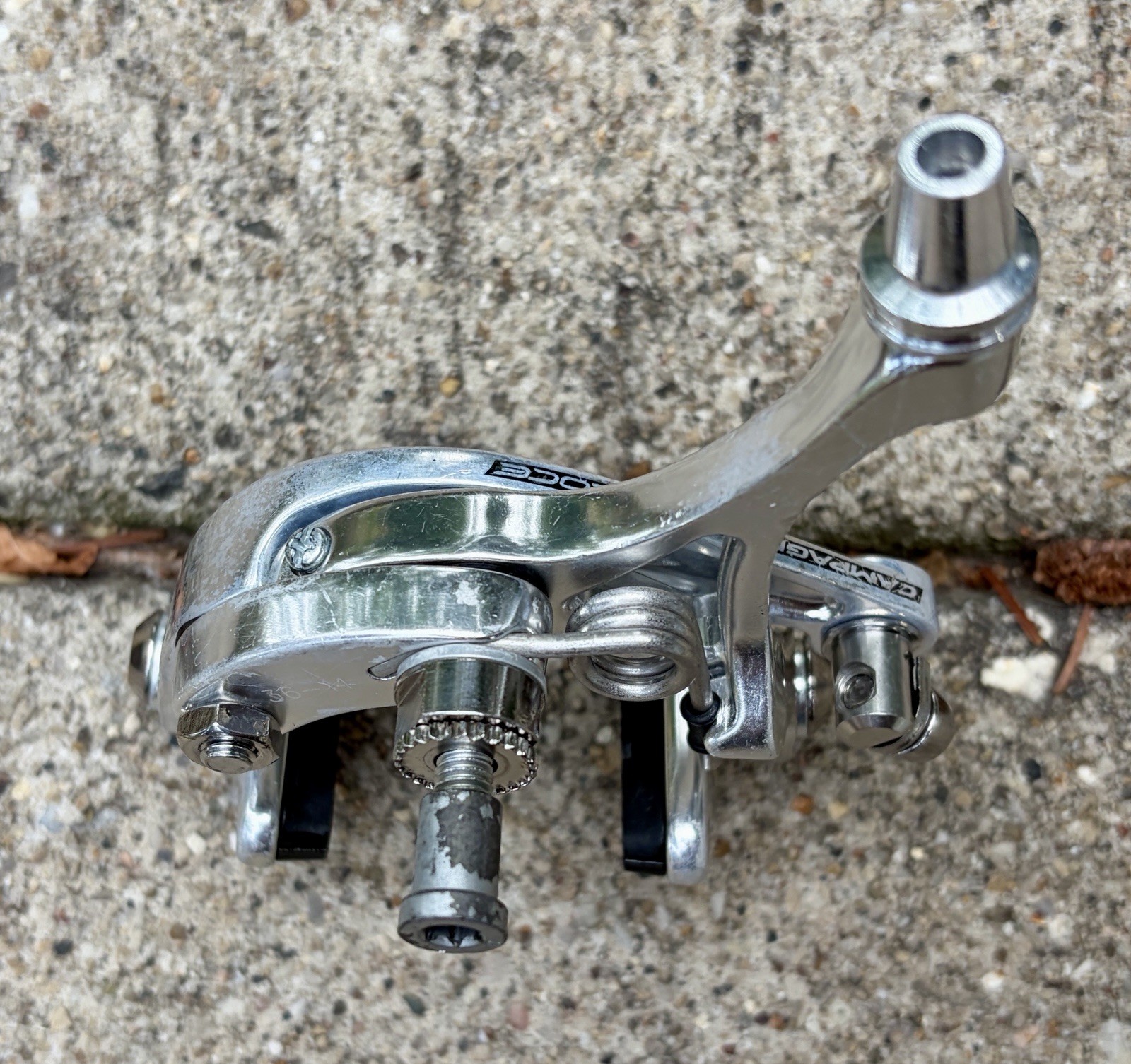 Campagnolo Veloce Brake Caliper Rear Dual Pivot Sidepull Bike Recessed Skeleton