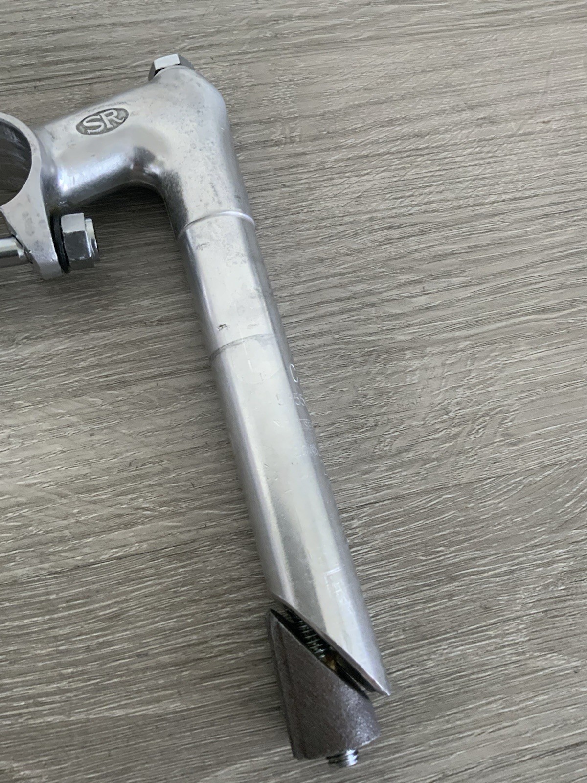 SR FORGED QUILL STEM 60 MM HI-RISE CLAMP 25.4 MM 334 GRAMS 180 MM QUILL