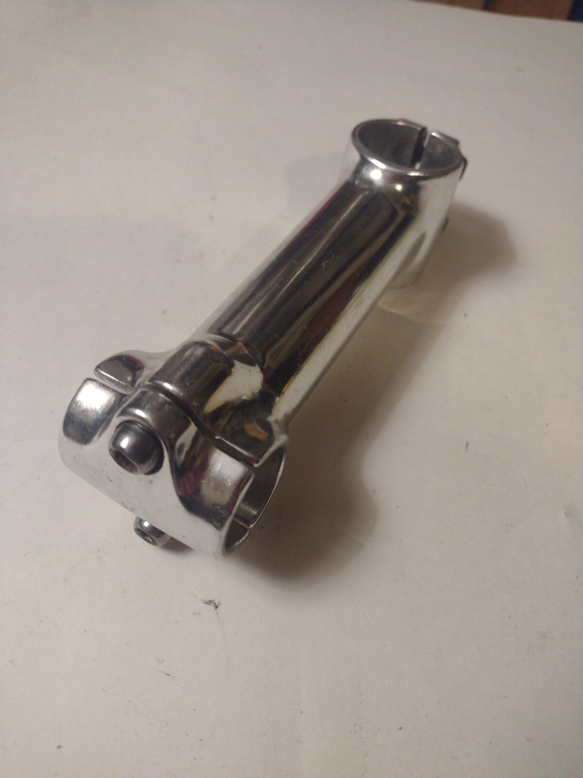 Vintage Silver Threadless Stem 11cm 25.4 Bar Clamp
