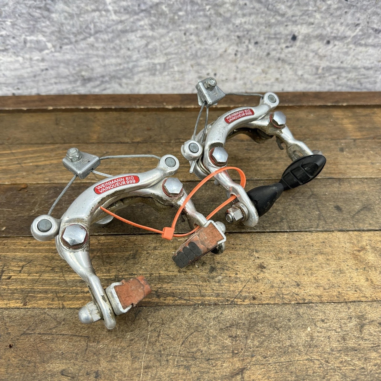 Vintage Weinmann Vainqueur 999 610 Brakes Set 70s Center Pull Road Touring Bike