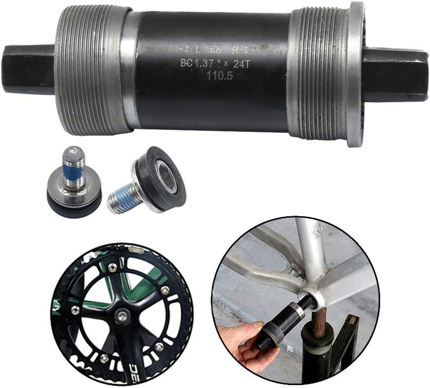 Square Taper JIS Bottom Bracket 68 X110Mm/123Mm/127Mm for Mountain Bike Repla…