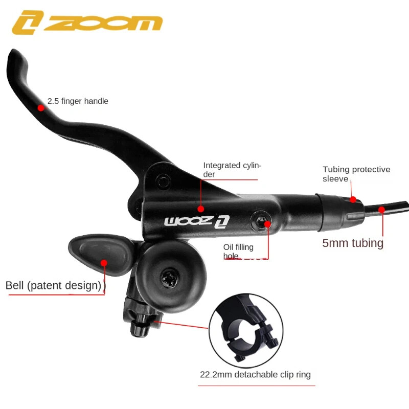 Mountain Bike Oil Brake Set Front & Rear 850mm/1450mm Hydraulic Disc Brake Set