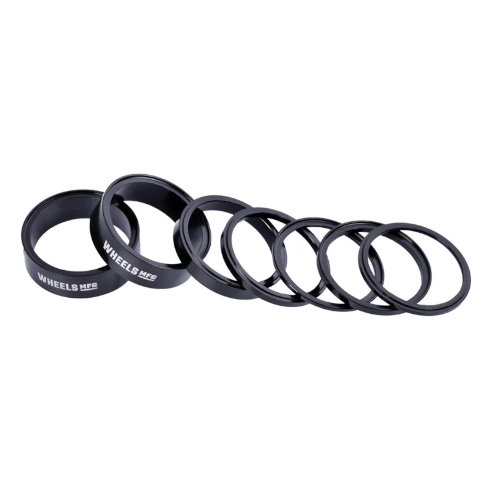 Wheels Manufacturing Stackright 1-1/8-Inch Headset Spacer Assorted 7-Pack