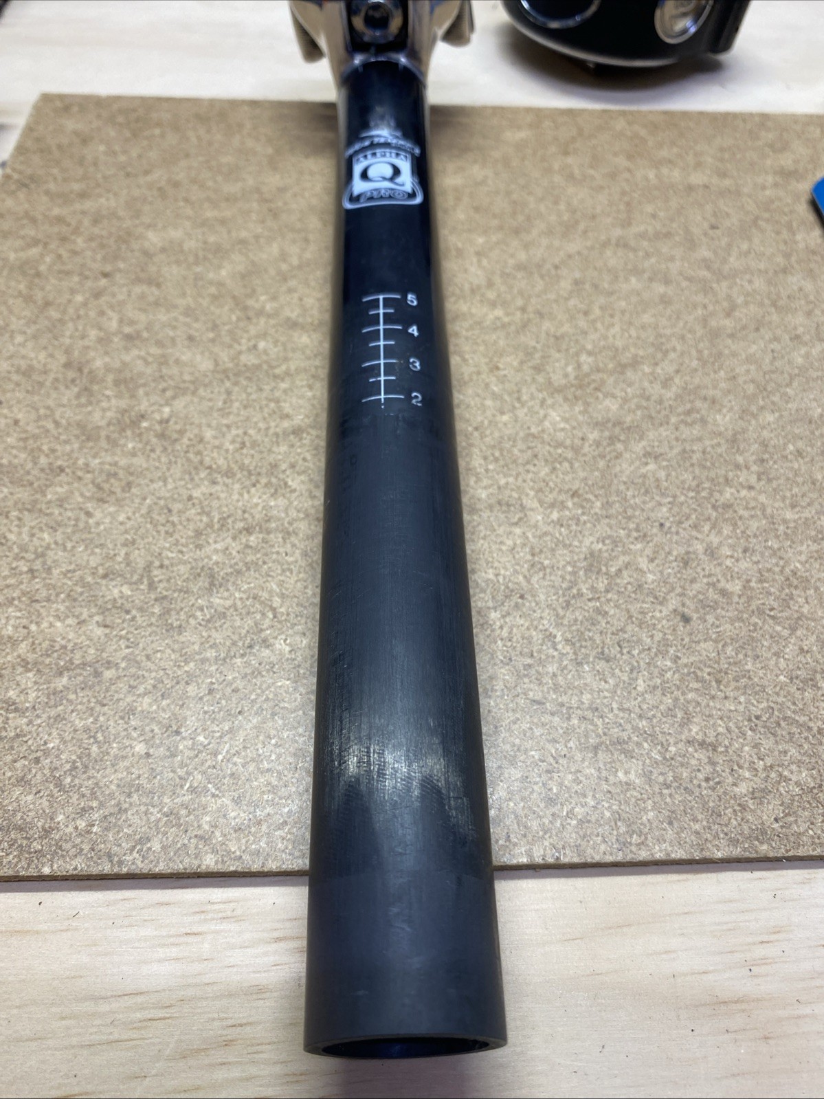 True Temper Alpha Q Pro Carbon Setback Seatpost 27.2mm x 275mm Vintage Road Bike