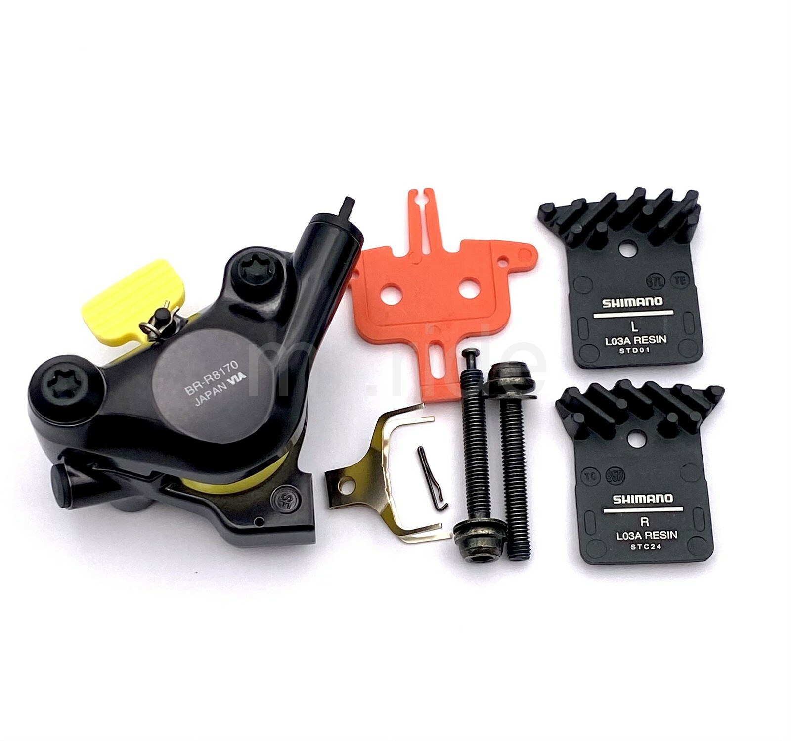 Shimano ULTEGRA BR-R8170-R Disc Brake Rear Caliper Flat Mount,w/Resin Fin pad