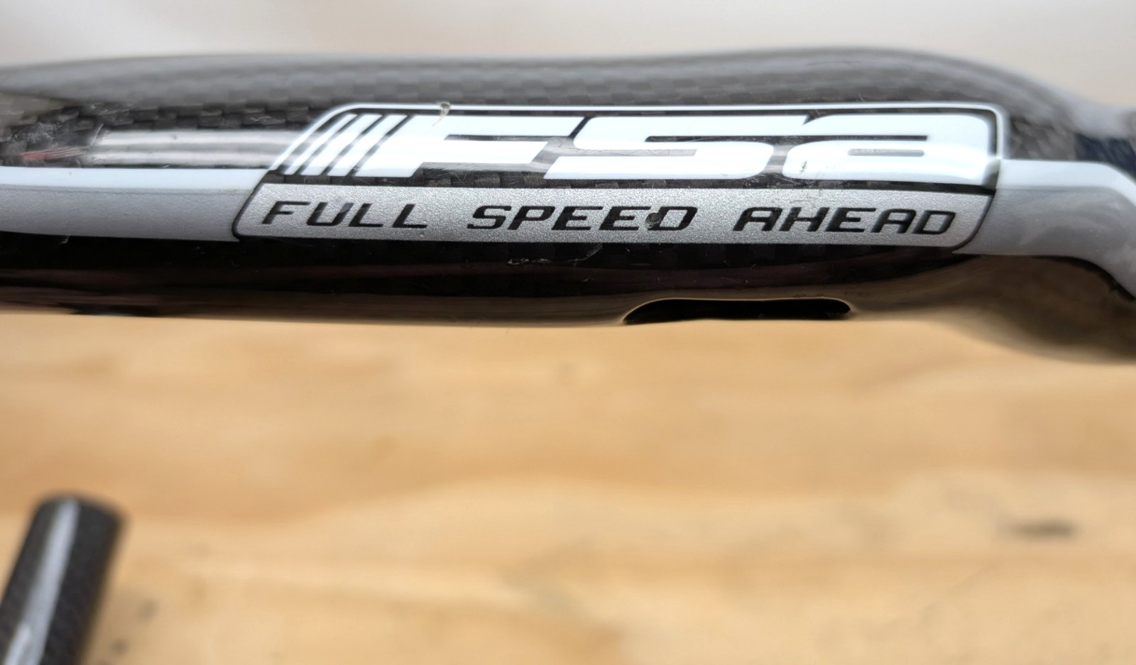 FSA Carbon K-Wing Aero Road Bike Drop Handlebars, 42cm, 31.8mm center, 145 drop