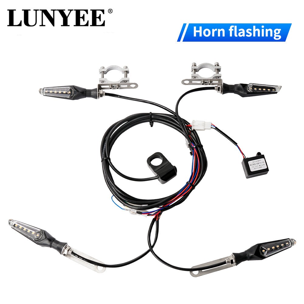 1SET E bike 48V Electric Bicycle Light Set Flashing Dynamic LED Turn Signals Lig